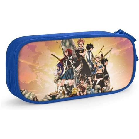 Trousse Fairy Tail Anime Bleu Cdiscount Bagagerie Maroquinerie