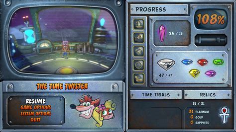 Getting All Platinum Relics On All Main Crash Games Crash Done On