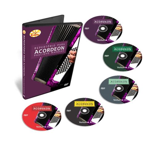 Cole O Curso De Acordeon Repert Rio Xote Em Dvds Edon