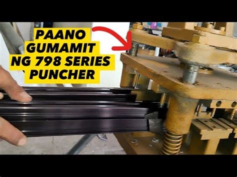 Paano Magbutas Ng Aluminum Using Series Aluminum Puncher