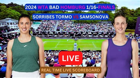 Sara Sorribes Tormo Vs Liudmila Samsonova Live Score Update Wta