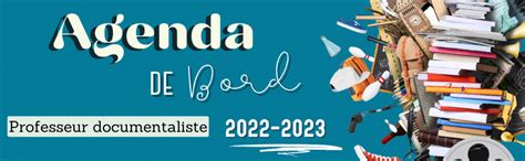 Amazon Fr Agenda De Bord 2022 2023 Professeur Documentaliste Carnet