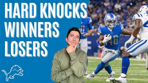 Detroit Lions Hard Knocks Episode 3 Winners And Losers YouTube