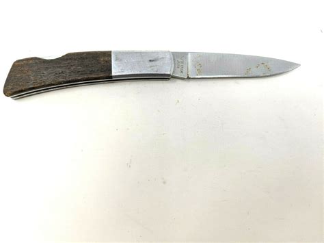 Vintage Gerber Silver Knight Single Blade Folding Pocket Knife Sakai J Buy