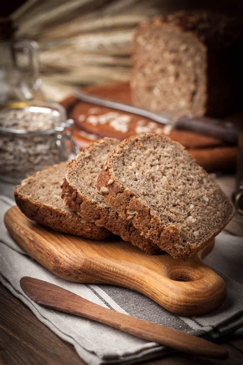 Wholemeal Bread With Sunflower Seeds Stock Photo Image Of Seed