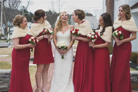 Winter Weddings Bridesmaid Dresses Bridesmaid Winter Wedding