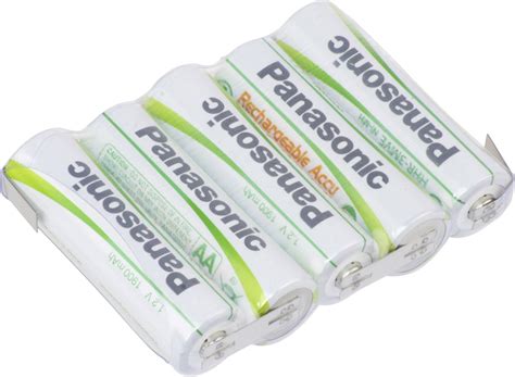 Pack De Piles Rechargeables 5x Lr6 Aa Nimh Panasonic 137887 6 V 1900