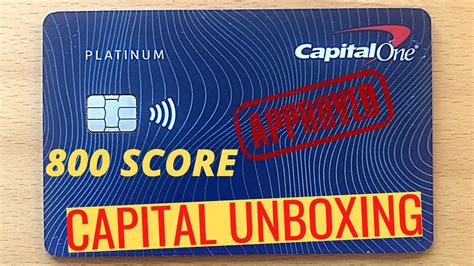 Capital One Platinum Unboxing How To Increase Your Fico Credit Score To 800 Youtube