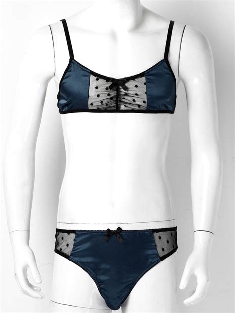 Men S Sissy Lingerie Nightgown Cami Lace Tirm Teddy Babydoll Sleepwear Chemises EBay