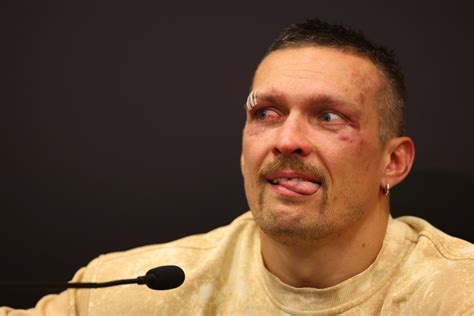 Hot Leaked Images Show Usyk Injured While Facing Off Against The Rock Johnson In An Intense