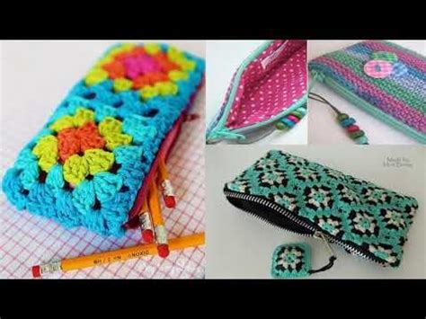 Cartucheras Y Mochilas Para La Escuela Tejidos A Crochet En