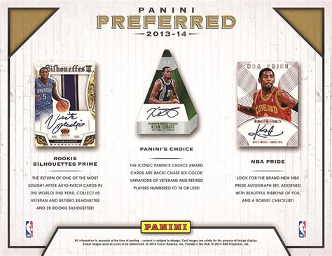 Nba 2013 14 Panini Preferred Basketball Trading Card Journal