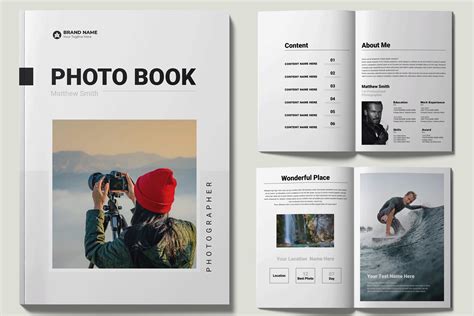 Photo Book Design Template Creative Market