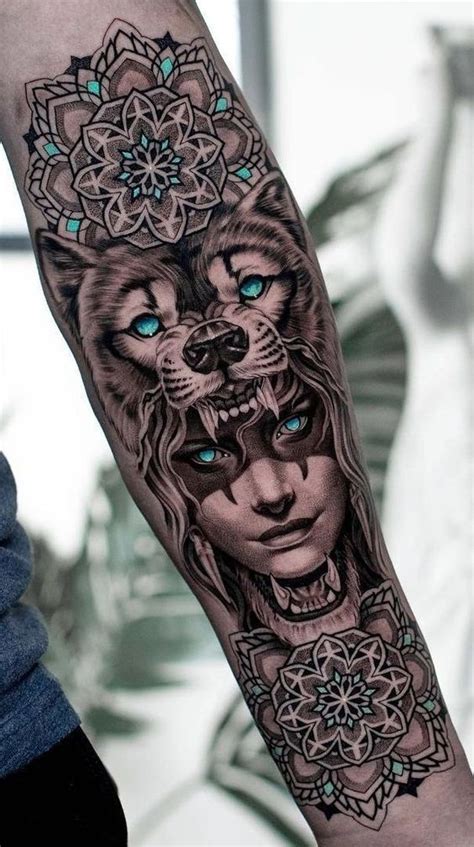 Update More Than Wolf Headdress Tattoo In Cdgdbentre