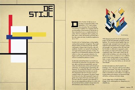 De Stijl Dada Editorial Bauhaus Design Graphic Design Design