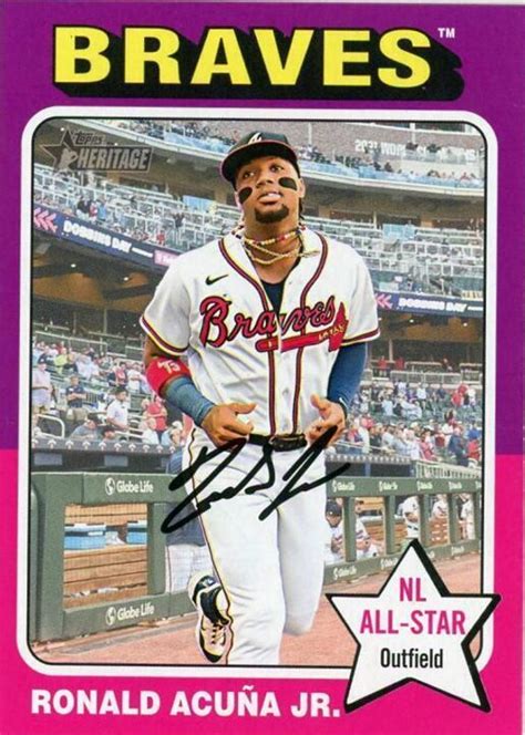 Ronald Acuna Jr 2024 Topps Heritage 321 Image Variation Price Guide