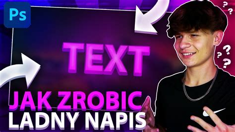 Jak Zrobic Adny Text W Photoshopie Lub Photopea Youtube