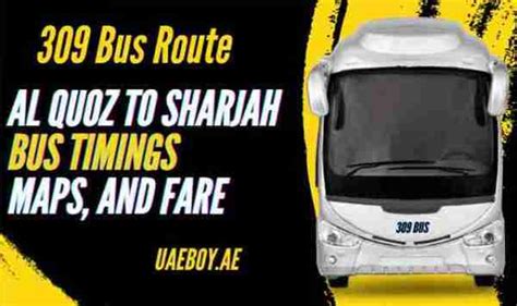 Bus Route Al Quoz To Sharjah Bus Timings Fares Stops Uaeboy