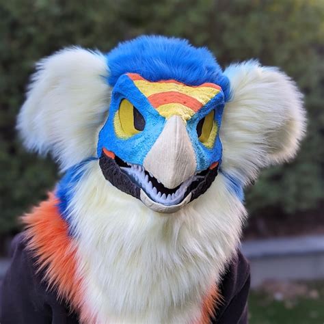 Mask Dino Fursuit Dinosaur Furry Etsy