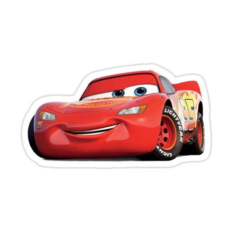 "Lightning McQueen" Sticker for Sale by Steffen Vedvik | Disney car ...