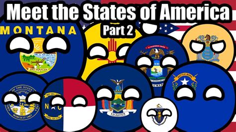 Countryballs Meet The States Of America Part Youtube