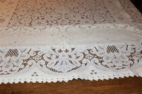 Lace Tablecloth, Vintage