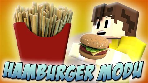 Hamburger Yapiyoruz Minecraft Hamburger Modu Patates Kızartması