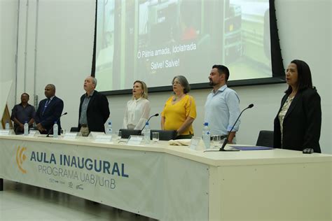 Cead Aula Inaugural Das Especializa Es Do Programa Uab Unb