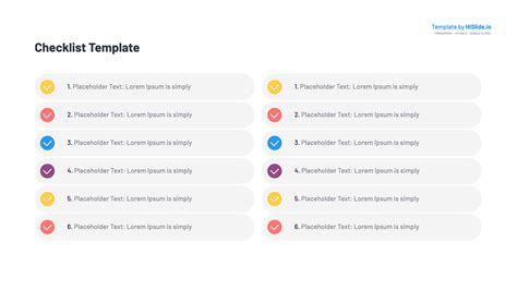 Powerpoint Template Checklist Prntbl Concejomunicipaldechinu Gov Co