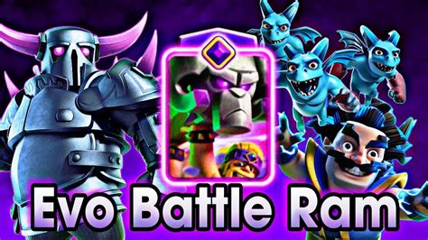 New Meta PEKKA BRIDGE SPAM With Evo Battle Ram Clash Royale YouTube