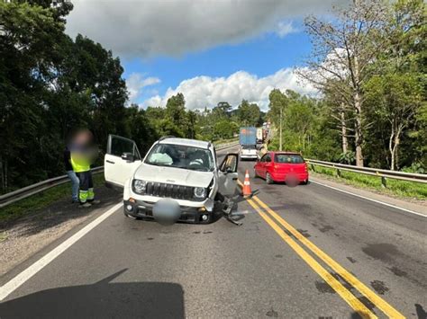 Motorista Fica Ferido Em Acidente Na Ponte Do Burati Em Farroupilha