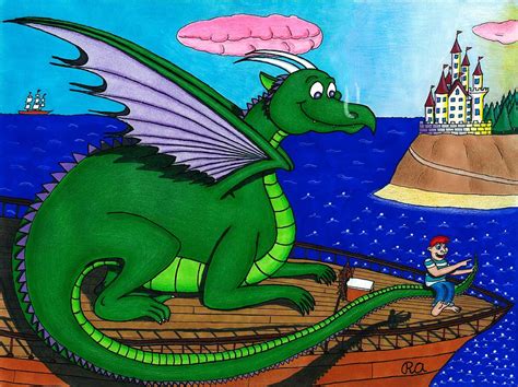 Puff The Magic Dragon Coloring Page