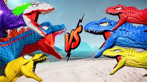 Jwe Hero Dinosaur Battle Indominus Rex Hero Vs Villain Dinosaur