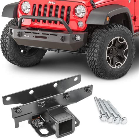 Quadratec Premium 2” Receiver Hitch Fits Jeep Wrangler 2018 2022 Jl 2 Door And Jl 4