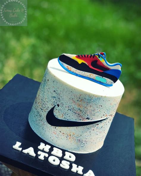 Nike Sneaker Birthday Cake Nike Cake Jordan Cake Cool Birthday Cakes