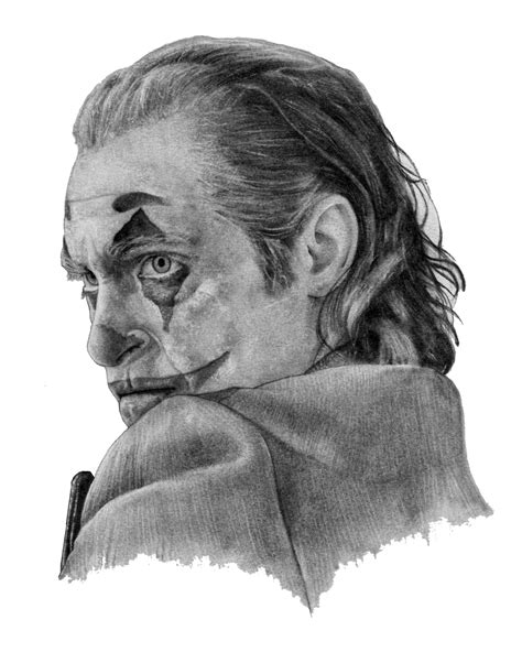 Joaquin Phoenix in "Joker", 2019 - pencil on paper : r/drawing