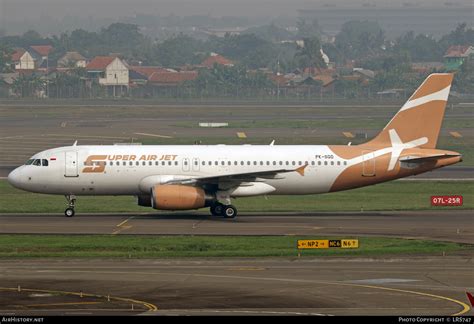 Aircraft Photo Of PK SGD Airbus A320 232 Super Air Jet AirHistory