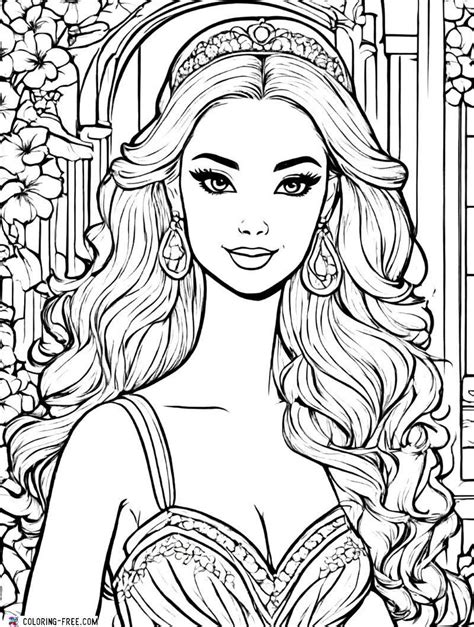 Barbie Coloring Pages Printables Coloring Freecom In 2024 Barbie Coloring Barbie Coloring