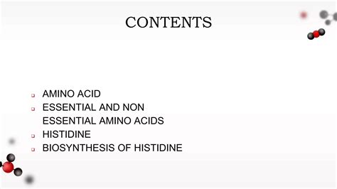 Biosynthesis Of Histidine Ppt