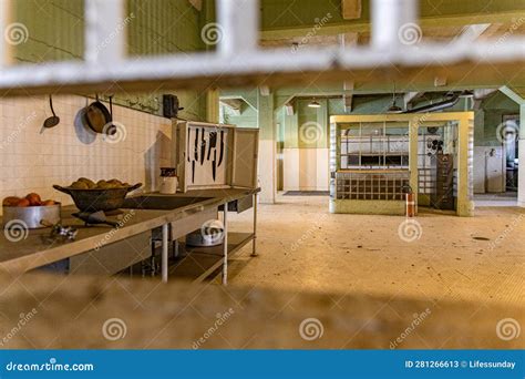 Kitchen With Its Security Checkpoint Of The Maximum Security Federal