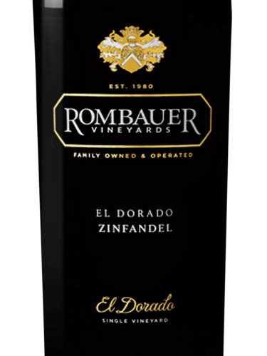 2015 Rombauer Vineyards El Dorado Twin Rivers Zinfandel Vivino US