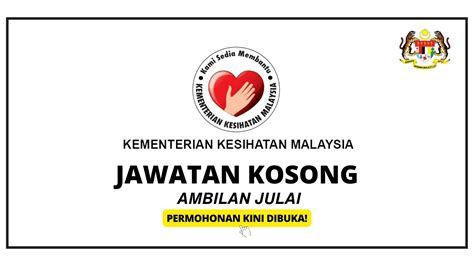 Jawatan Kosong Kkm Kementerian Kesihatan Malaysia Buka Lebih