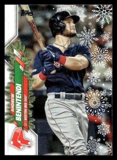 2020 Topps Holiday HW174 Andrew Benintendi Boston Red Sox Baseball