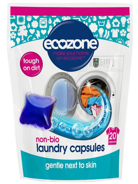 Non Bio Laundry Capsules 20 Pack Ecozone Healthy Supplies