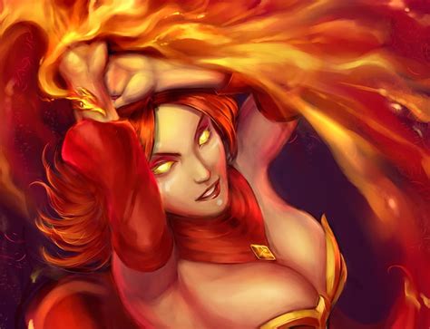 Lina Dota 2 Fan Art