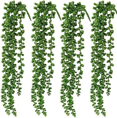 Amazon Handic Pack Artificial Fake String Of Pearls Plant Faux