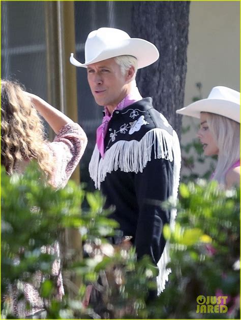 Margot Robbie And Ryan Gosling Transform Into Cowboy Barbie And Ken While