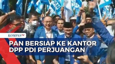 Safari Politik Pan Dipimpin Ketum Zulhas Akan Kunjungi Kantor Dpp Pdi