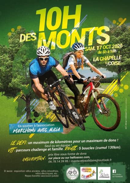 Affiche De Randonn E Vtt Les Heures Des Monts Me Dition La