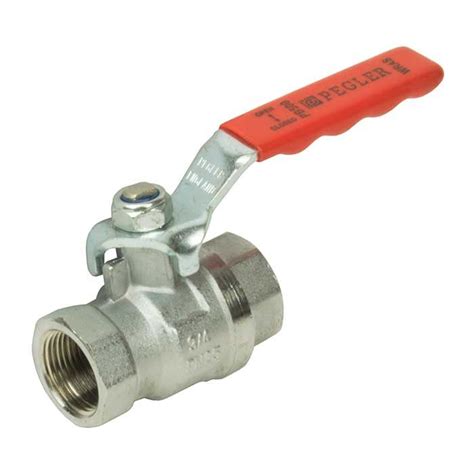 3 4 Pegler Yorkshire Pb500 Full Bore Lever Valve Red Handle Fxf Water Ball Valves